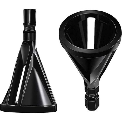 2 Pièces Outil D'ébavurage Externe, Outil de Chanfrein Externe,avec Poignée Hexagonale et Triangulaire(Noir) (1/5)