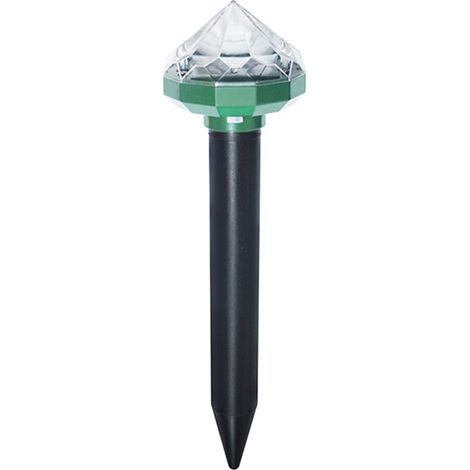 Répulsif solaire à ultrasons étanche pour taupes, campagnols, gaufres et serpents, idéal pour l'extérieur, le jardin et la maison. (1/5)
