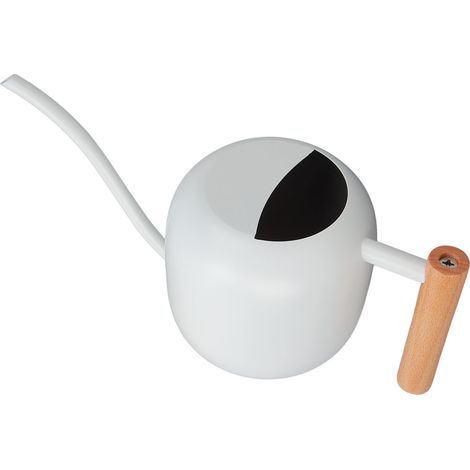 Arrosoir multifonctionnel grande capacité avec long bec verseur pour plantes d'intérieur et d'extérieur 1200 ml Blanc (1/5)