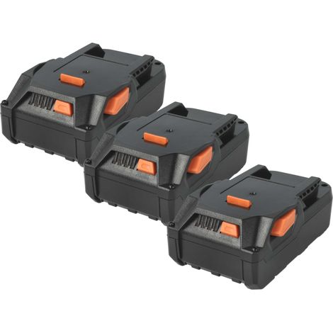 vhbw 3x Akku kompatibel mit AEG BEX18-125-0, BBH18 Li-302C, BBH18-0, BEX18-125, BBH 18 Li-402C Elektrowerkzeug (1500 mAh, Li-Ion, 18 V)