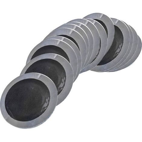 TONYSA Lot de 150 patchs de réparation de pneus ronds de 42 mm en caoutchouc naturel pour moto et voiture (1/5)