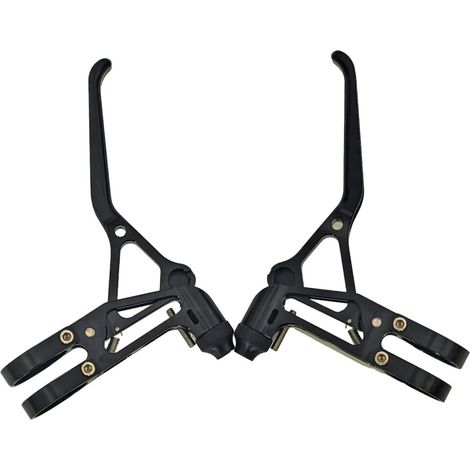 Manetas de freno de bicicleta de aleación de aluminio - Negras (1/2)