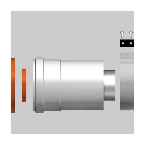 KIT PARTENZA VERTICALE COASSAILE PER SCALDINO 60-100