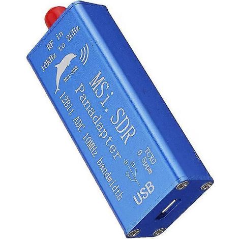 Récepteur SDR Msi.SDR Panadapter 10 kHz-2 GHz, convertisseur analogique-numérique 12 bits, récepteur radio large bande avec oscillateur TCXO, compatible HDSR SDRuno (1/5)