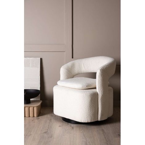 Laurel fauteuil blanc.