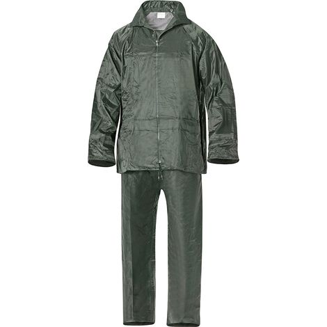 Wasserdichter grüner Nylon-Neoprenanzug Größe 9-XXL (1/2)