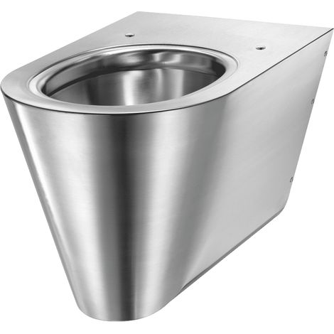 Delabie WC S21 S wandh. Anschl. von hinten Edst. 1.4301 satiniert
