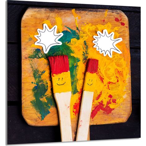 PANNELLO IN VETRO PER CUCINA 60x65 Smile (1/5)