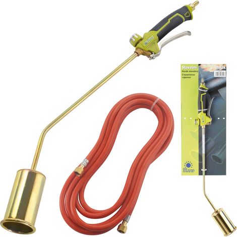 Brûleur à gaz pour isolation de toiture, GPL, 35 kW + TUYAU DE GAZ 5 m (1/4)