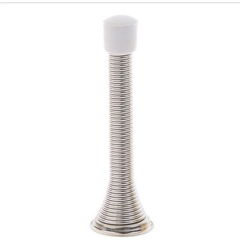 BEBUSINGOTO Teleskop-Türstopper, 5er-Pack Türstopper, 3-4 Zoll verstellbare Feder-Türstopper, flexible Feder-Türstopper (Silber) (1/5)