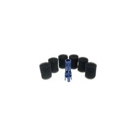 Buse anti-éclaboussures RTGPT con 6 cepillos en mousse para robot de piscina Polaris 280, equivalente a Tail Sweep Pro TSP10S.