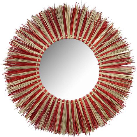 Specchio da parete rotondo a forma di alghe marine Meer Ø76cm Thinia Home