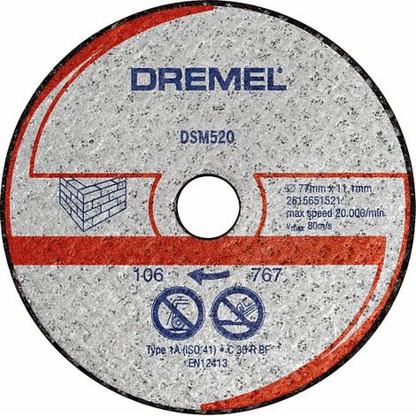 DREMEL® DSM20 Disco da taglio per muratura