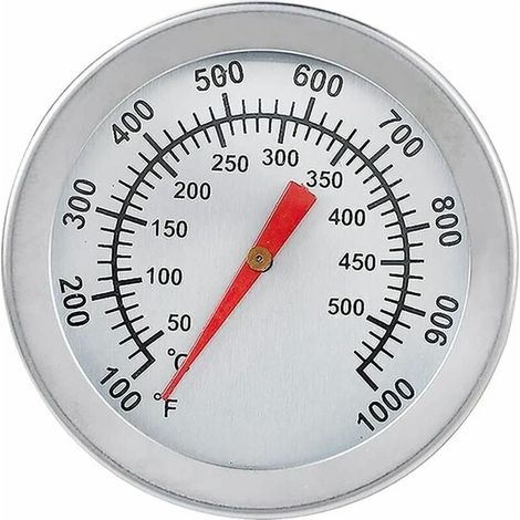 Thermomètre de four en acier inoxydable Max 500C/1000F pour four, four à pizza (1/4)