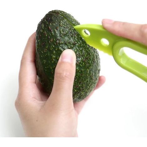 3 En 1 Trancheuse d’avocat Karité Corer Beurre Éplucheur de fruits Cutter Séparateur de pulpe Plastique Trancheuses de cuisine