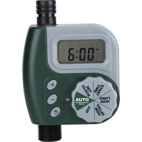 Minuteur d'arrosage automatique numérique pour jardin, contrôleur de système d'irrigation, connecteur G3/4 (1/5)