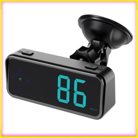 keenso compteur de vitesse de voiture Affichage tête haute de voiture GPS Compteur de vitesse auto outillage Noir avec support (1/5)