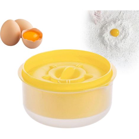 Séparateur de protéines, séparateur de jaune d'œuf, séparateur de filtre à œufs, passoire à œufs  Appareil de cuisine pour séparer les jaunes et les blancs d'œufs, séparateur d'œufs domestique de (1/5)