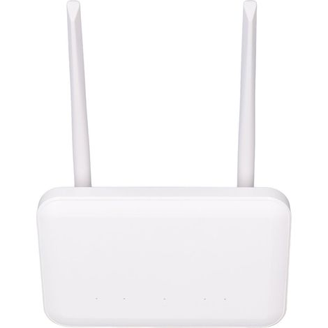 Routeur sans fil 4G LTE CPE avec emplacement pour carte SIM, 300 Mbps, batterie rechargeable 4000 mAh, déverrouillé, avec port LAN et 4 antennes, prise européenne 100-240 V. (1/5)