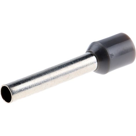 Embout à sertir 4mm², Gris, longueur 18mm (1/2)