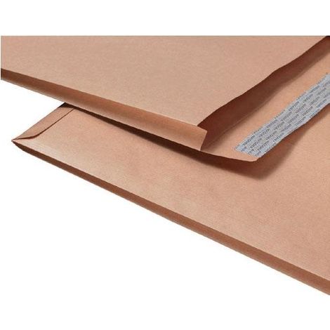 CAJA 250 BOLSAS DIN C4 (229X324) BOLSA FUELLE 229X324X30 KRAFT 120 GRS. FUELLE 3 LADOS - AUTOSAM TIRA SILICONA SAM 149015