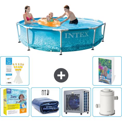Intex Piscine Tubulaire Ronde - 305x76 cm - 7-pièces S157 (1/5)
