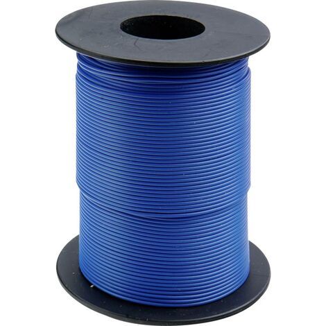Donau Elektronik 119-12 Litze 1 x 0.14 mm² Blau 100 m (1/3)