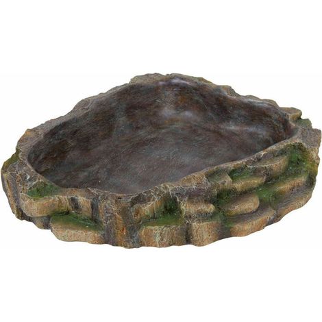 Trixie - Ciotola per Acqua e Cibo per rettili, 24 x 5,5 x 20 cm (1/3)