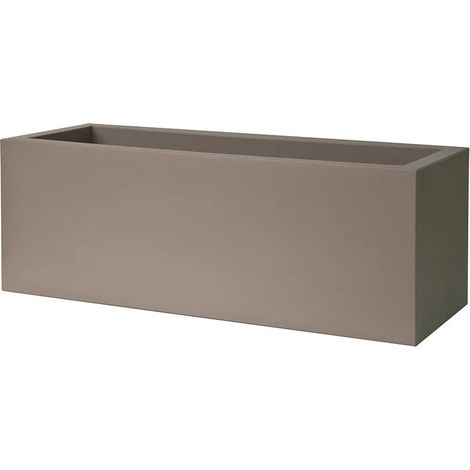 KUBE - CASSETTA CON DOPPIA PARETE-TORTORA / 80 cm