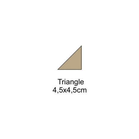 Carrelage VICTORIAN FORMS - 15 - Medium grey.Triangle 4.5cm - attention prix à l'unité / boite de 25 unités