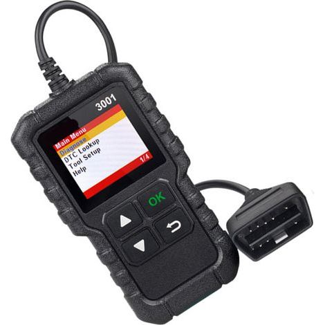 Scanner OBD2 multifonction haute efficacité universel avec écran LCD pour lecteur de codes d'erreur moteur automobile (1/5)