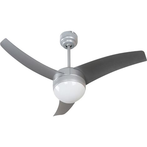 Ventilador con luz Bloq Plata (1/4)