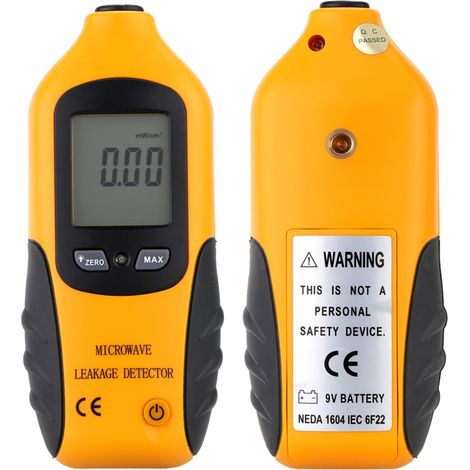LCD-Mikrowellenstrahlungsleckdetektor-Tester 0-9,99 mW/cm²