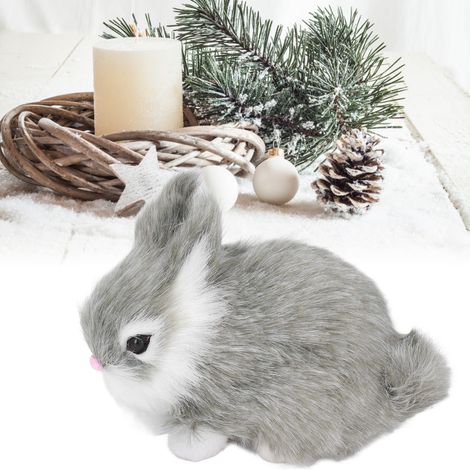 Lapin Peluche Miniature: [Synthetic Plush Rabbits Dolls] (1/5)