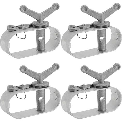 Tendeur Fil a Linge Exterieur, Tendeur Grillage, 4 Pièces Tendeur Fil a Linge, Tendeur Cable en Alliage D'aluminium, Tendeur de Fil Acier pour Bâches de Piscine, Parasols, Tentes de Camping (1/5)
