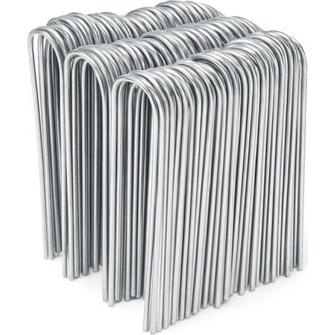 Piquets de sol AVOID (100 pièces) – Piquets de sol pour toile de paillage (1/5)