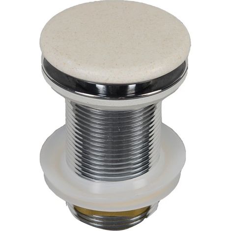 Piletta click clack sabbia con tappo bianco sabbiato (1/2)