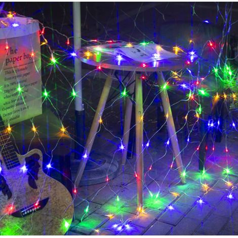 Guirlande Lumineuses Filet,300 LED Filet Lumineux 4,5M X 1,5M 8 Modes énergie étanche,Dimmable pour Chambre Noël Mariage Soirée Maison Jardin,Couleur