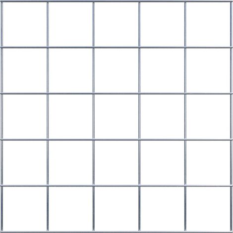 Grille de Gabion à l’unité - Dimensions: 50 cm x 50 cm - mailles 10 x 10 cm - Made in Germany - GabionDeco (1/5)