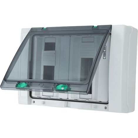 Boîte de distribution étanche 24 voies IP65 pour rail DIN, pour applications électriques intérieures et extérieures. (1/5)
