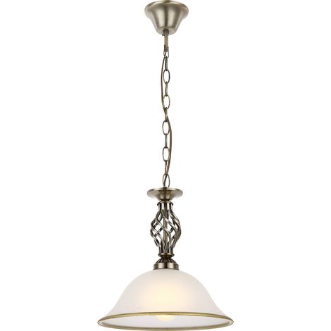 Globo - lámpara colgante - Odin - latón - metal - Ø 30cm - E27 - (1/3)