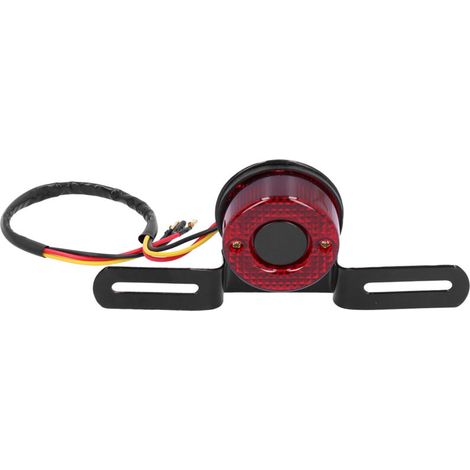 Motorcycle Tail Light with License Plate Bracket DC12V Universal Fit for Honda (1/5)