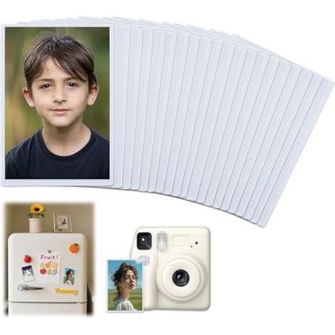 Lot de 20 Cadres Photo Magnétiques 9,25 x 6,3 cm Porte Photo Magnetique Mini Cadres Photos pour Frigo Magnet Photos Frigo pour Tableaux Magnétiques, Réfrigérateur, Armoires Métalliques (1/5)