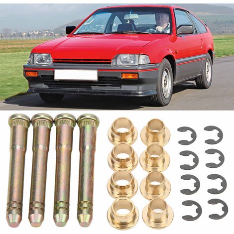 Kit de Bagues et Goupilles pour Charnières de Porte en Métal - Accessoires Auto pour Civic, Accord, CRV, CRX, CX, DX, EX, SI, EG6, B16, D16, EK, EG, EH (1/5)