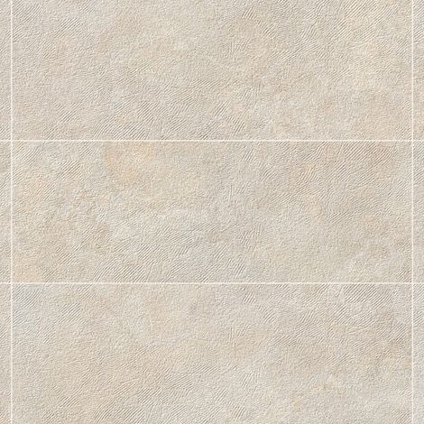 Carrelage effet Pierre 3D Beige Sable Hammered 100x33,3x0,86 cm Serdano - Mur intérieur (vendu par carton de 2 m²) - RO'MA CARRELAGE