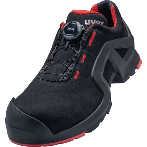 uvex Sicherheitshalbschuhe S3 SRC uvex 1 x-tended support aus Mikrovelours, uvex xenova Kunststoffkappe, Weite 11, Größe 40