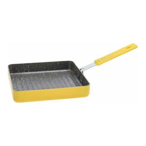 TOGNANA Mini Grill Padellina Quadrata Color Block Giallo