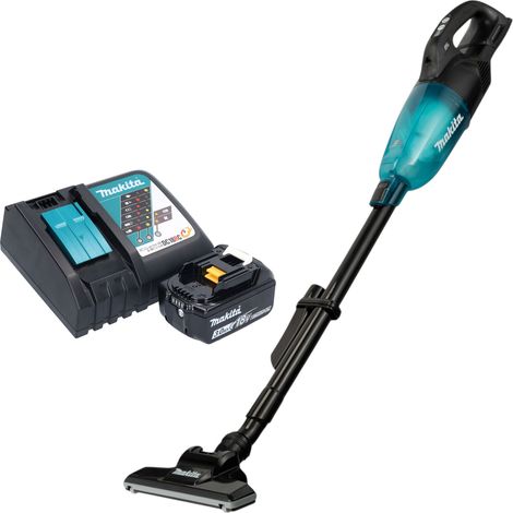 Aspirapolvere a batteria Makita DCL 284 FRFB 18 V 0,73 l nero brushless + 1 batteria da 3,0 Ah + caricabatterie (1/5)
