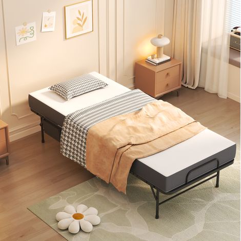 Letto pieghevole con materasso memory 80x190 cm OKMYHOME (1/5)