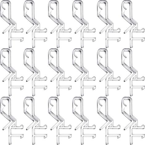 Kleine Dekorationselemente, 1,87 Zoll transparente Jalousien-Paneelclips, Dekorationselemente für Jalousien (20 Stück) (1/5)